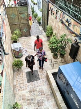 arrivée des patients lors de la journée du 16 août 2020